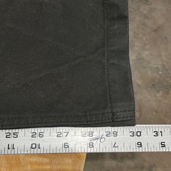 Deus Ex Machina Waxed Canvas Hunting Pants Mens Actual 31x30 Olive Brown Moto - Picture 14 of 16